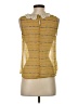 Timing Yellow Sleeveless Blouse Size S - photo 2