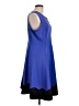 DKNY Color Block Blue Cocktail Dress Size 12 - photo 4