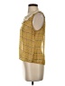 Timing Yellow Sleeveless Blouse Size S - photo 5