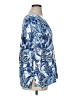 Soft Surroundings 100% Cotton Paisley Blue Pullover Sweater Size XL - photo 4