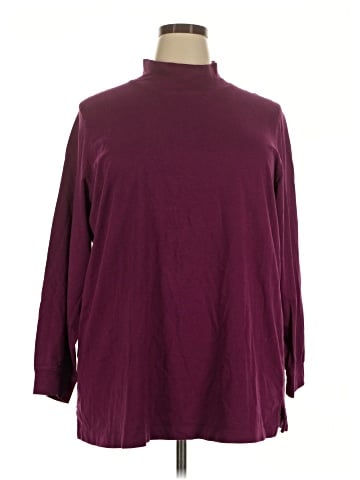 Woman Within Long Sleeve Turtleneck (view 1)