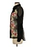 Cache 100% Polyester Floral Black Long Sleeve Blouse Size S - photo 5