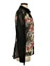 Cache 100% Polyester Floral Black Long Sleeve Blouse Size S - photo 4