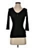 Guess Black 3/4 Sleeve Top Size XS - photo 1