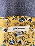Max Studio Floral Yellow Short Sleeve T-Shirt Size M - photo 7
