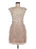 BCBGeneration 100% Polyester Tan Cocktail Dress Size 6 - photo 1