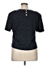 Talbots 100% Cotton Polka Dots Black Short Sleeve Top Size XL - photo 2