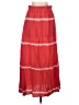 Chico's 100% Rayon Tie-dye Red Casual Skirt Size S - photo 2