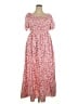 Unbranded 100% Polyester Paisley Pink Casual Dress Size 3XL - photo 1