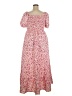 Unbranded 100% Polyester Paisley Pink Casual Dress Size 3XL - photo 2