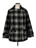 George Plaid Gray Coat Size 16W - photo 1