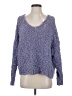 Free People Tweed Purple Pullover Sweater Size S - photo 1