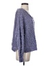 Free People Tweed Purple Pullover Sweater Size S - photo 4