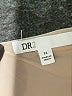DR2 100% Rayon Tan 3/4 Sleeve Blouse Size XL - photo 7