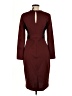 BCBGMAXAZRIA Color Block Burgundy Cocktail Dress Size M - photo 2