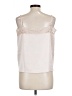 J.Crew 100% Polyester Ivory Sleeveless Blouse Size L - photo 2