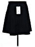 Theory Solid Black Wool Skirt Size L - photo 2