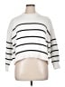 Quince 100% Cotton Stripes White Pullover Sweater Size XL - photo 1
