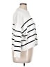 Quince 100% Cotton Stripes White Pullover Sweater Size XL - photo 4