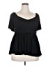 Torrid Black Short Sleeve Top Size 2X Plus (2) - photo 1