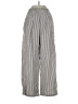 Unbranded 100% Rayon Stripes Silver Casual Pants Size S - photo 1