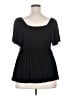 Torrid Black Short Sleeve Top Size 2X Plus (2) - photo 2