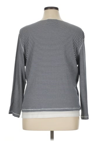 Denim & Co Long Sleeve Henley (view 2)