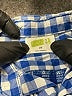 Crazy 8 100% Cotton Checkered-gingham Blue Short Sleeve Button-Down Shirt Size 2T - photo 3