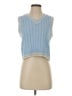 Shein 100% Acrylic Blue Sweater Vest Size S - photo 1