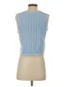 Shein 100% Acrylic Blue Sweater Vest Size S - photo 2