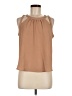 Mine Tan Sleeveless Blouse Size M - photo 1