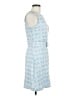 Taylor Tweed Plaid Blue Casual Dress Size 6 - photo 4