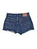Levi's 100% Cotton Hearts Blue Denim Shorts Size 29 waist - photo 2
