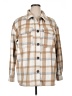 Avec Les Filles Plaid Tan Coat Size 1X - photo 1