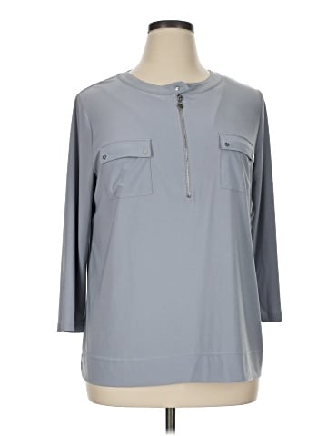 Anne Klein 3/4 Sleeve Blouse (view 1)