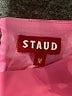 STAUD 100% Nylon Pink Short Sleeve Blouse Size M - photo 7