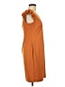 En Focus Studio Solid Orange Casual Dress Size 12 - photo 4