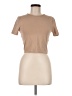 Zara Tan Short Sleeve Turtleneck Size M - photo 1