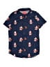 Cactus Boys Print Blue Short Sleeve Button-Down Shirt Size 13 - 14 - photo 1