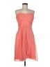 David's Bridal 100% Polyester Orange Cocktail Dress Size 8 - photo 1