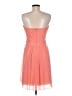David's Bridal 100% Polyester Orange Cocktail Dress Size 8 - photo 2