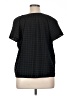 Style&Co Black Short Sleeve Blouse Size 1X - photo 2
