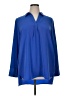 VISION 155 100% Polyester Blue 3/4 Sleeve Blouse Size XL - photo 1