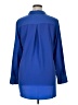VISION 155 100% Polyester Blue 3/4 Sleeve Blouse Size XL - photo 2