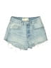 Garage 100% Cotton Blue Denim Shorts Size 0 - photo 1