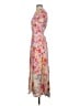 Reiss 100% Polyester Paisley Pink Casual Dress Size 4 - photo 5