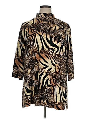 Susan Graver 3/4 Sleeve Blouse (view 1)