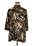 Susan Graver Animal Print Gold 3/4 Sleeve Blouse Size 1X - photo 1