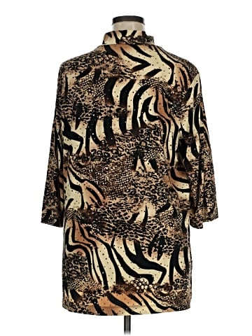 Susan Graver 3/4 Sleeve Blouse (view 2)