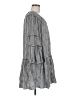 Max Studio Checkered-gingham Gray Casual Dress Size M - photo 4